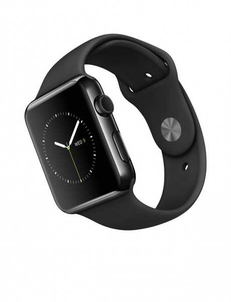 Apple Watch (42 mm) Uzay Siyahı Paslanmaz Çelik Kasa ve Siyah Spor Kordon Akıllı Saat — ürün görseli 4