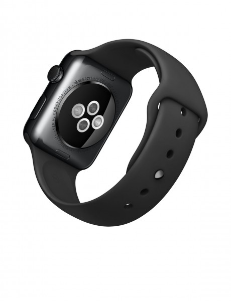Apple Watch (42 mm) Uzay Siyahı Paslanmaz Çelik Kasa ve Siyah Spor Kordon Akıllı Saat — ürün görseli 5