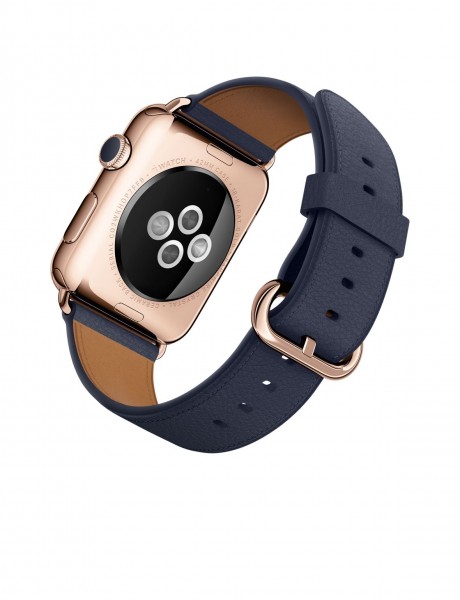 Apple Watch Edition (42 mm) 18 Ayar Roze Altın Kasa ve Klasik Tokalı Gece Mavisi Kayış Akıllı Saat — ürün görseli 5
