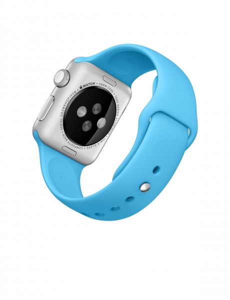 Apple Watch Sport (38 mm) Gümüş Rengi Alüminyum Kasa ve Mavi Spor Kordon Akıllı Saat — ürün görseli 5