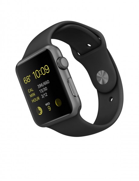 Apple Watch Sport (42 mm) Uzay Grisi Alüminyum Kasa ve Siyah Spor Kordon Akıllı Saat — ürün görseli 4