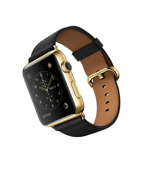 Apple Watch Edition (42 mm) 18 Ayar Sarı Altın Kasa ve Klasik Tokalı Siyah Kayış Akıllı Saat — ürün görseli 4