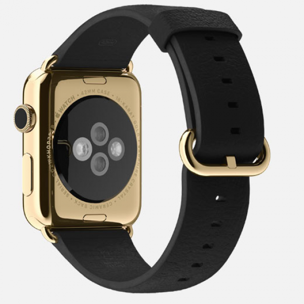 Apple Watch Edition (42 mm) 18 Ayar Sarı Altın Kasa ve Klasik Tokalı Siyah Kayış Akıllı Saat — ürün görseli 8