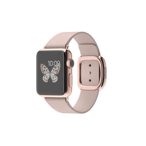 Apple Watch Edition (38 mm) 18 Ayar Roze Altın Kasa ve Modern Tokalı Roze Gri Kayış Akıllı Saat — ürün görseli 15