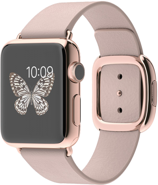 Apple Watch Edition (38 mm) 18 Ayar Roze Altın Kasa ve Modern Tokalı Roze Gri Kayış Akıllı Saat — ürün görseli 6