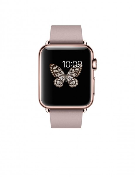 Apple Watch Edition (38 mm) 18 Ayar Roze Altın Kasa ve Modern Tokalı Roze Gri Kayış Akıllı Saat — ürün görseli 2