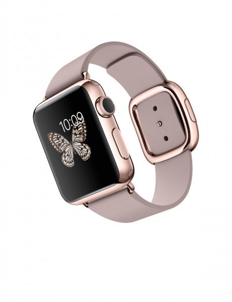 Apple Watch Edition (38 mm) 18 Ayar Roze Altın Kasa ve Modern Tokalı Roze Gri Kayış Akıllı Saat — ürün görseli 4