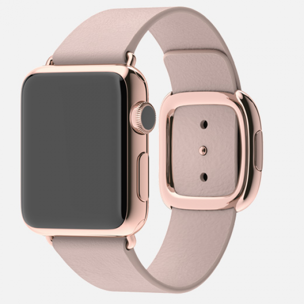 Apple Watch Edition (38 mm) 18 Ayar Roze Altın Kasa ve Modern Tokalı Roze Gri Kayış Akıllı Saat — ürün görseli 7