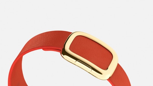 Apple Watch Edition (38 mm) 18 Ayar Sarı Altın Kasa ve Modern Tokalı Parlak Kırmızı Kayış Akıllı Saat — ürün görseli 14