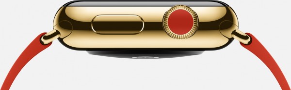 Apple Watch Edition (38 mm) 18 Ayar Sarı Altın Kasa ve Modern Tokalı Parlak Kırmızı Kayış Akıllı Saat — ürün görseli 10