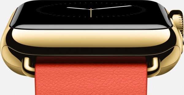 Apple Watch Edition (38 mm) 18 Ayar Sarı Altın Kasa ve Modern Tokalı Parlak Kırmızı Kayış Akıllı Saat — ürün görseli 9