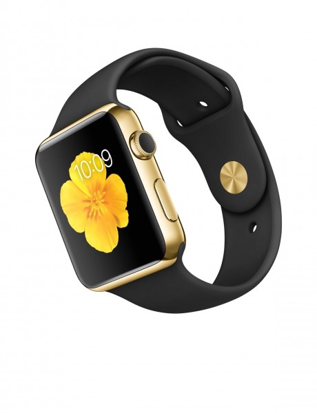 Apple Watch Edition (42 mm) 18 Ayar Sarı Altın Kasa ve Siyah Spor Kordon Akıllı Saat — ürün görseli 4