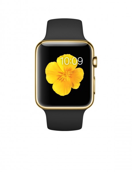 Apple Watch Edition (42 mm) 18 Ayar Sarı Altın Kasa ve Siyah Spor Kordon Akıllı Saat — ürün görseli 2