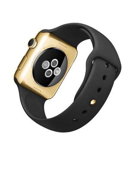 Apple Watch Edition (42 mm) 18 Ayar Sarı Altın Kasa ve Siyah Spor Kordon Akıllı Saat — ürün görseli 5