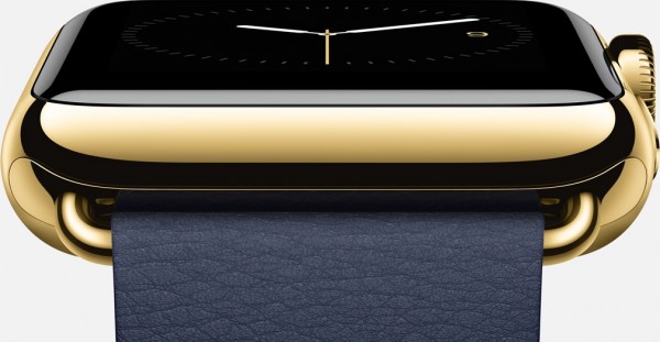 Apple Watch Edition (42 mm) 18 Ayar Sarı Altın Kasa ve Klasik Tokalı Gece Mavisi Kayış Akıllı Saat — ürün görseli 4