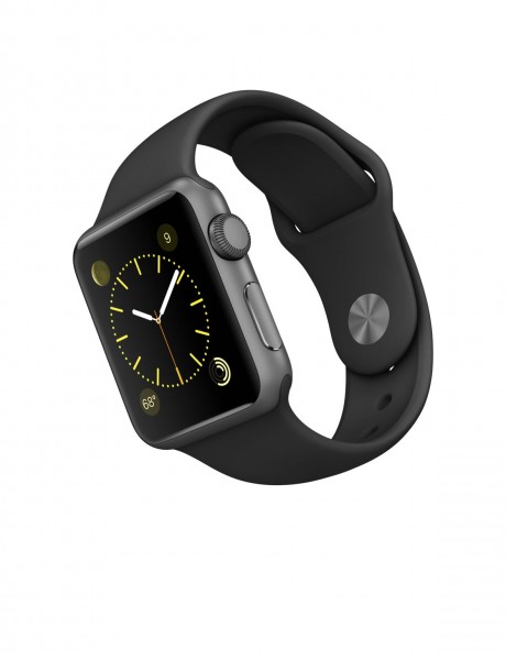 Apple Watch Sport (38 mm) Uzay Grisi Alüminyum Kasa ve Siyah Spor Kordon Akıllı Saat — ürün görseli 4