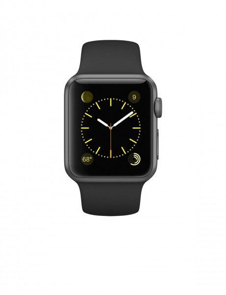 Apple Watch Sport (38 mm) Uzay Grisi Alüminyum Kasa ve Siyah Spor Kordon Akıllı Saat — ürün görseli 2