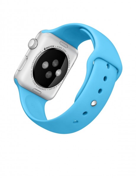 Apple Watch Sport (42 mm) Gümüş Rengi Alüminyum Kasa ve Mavi Spor Kordon Akıllı Saat — ürün görseli 5