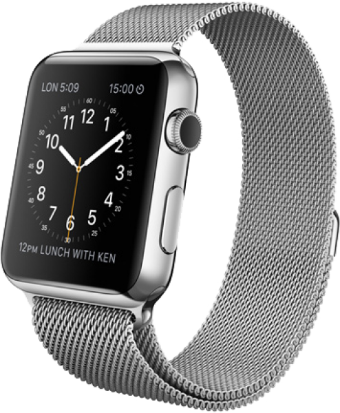 Apple Watch (42 mm) Paslanmaz Çelik Kasa ve Milano Loop Akıllı Saat — ürün görseli 6