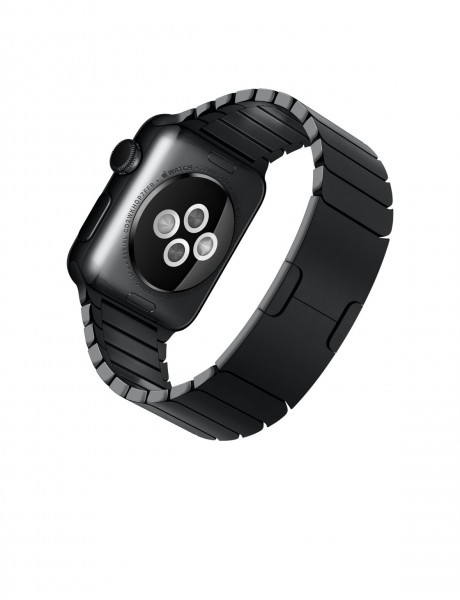 Apple Watch (38 mm) Uzay Siyahı Paslanmaz Çelik Kasa ve Baklalı Model Uzay Siyahı Paslanmaz Çelik Bilezik Akıllı Saat — ürün görseli 4