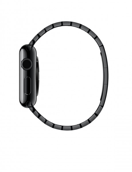 Apple Watch (38 mm) Uzay Siyahı Paslanmaz Çelik Kasa ve Baklalı Model Uzay Siyahı Paslanmaz Çelik Bilezik Akıllı Saat — ürün görseli 2