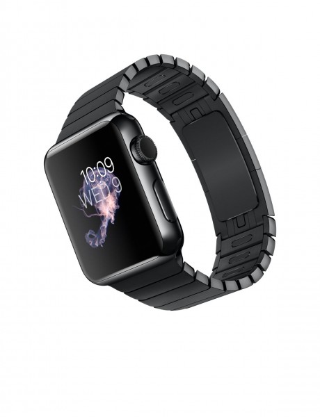 Apple Watch (38 mm) Uzay Siyahı Paslanmaz Çelik Kasa ve Baklalı Model Uzay Siyahı Paslanmaz Çelik Bilezik Akıllı Saat — ürün görseli 3