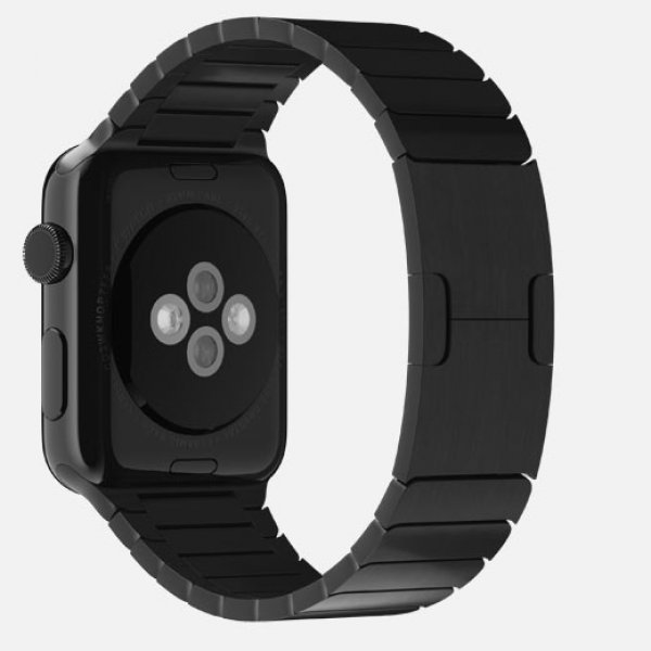 Apple Watch (38 mm) Uzay Siyahı Paslanmaz Çelik Kasa ve Baklalı Model Uzay Siyahı Paslanmaz Çelik Bilezik Akıllı Saat — ürün görseli 8