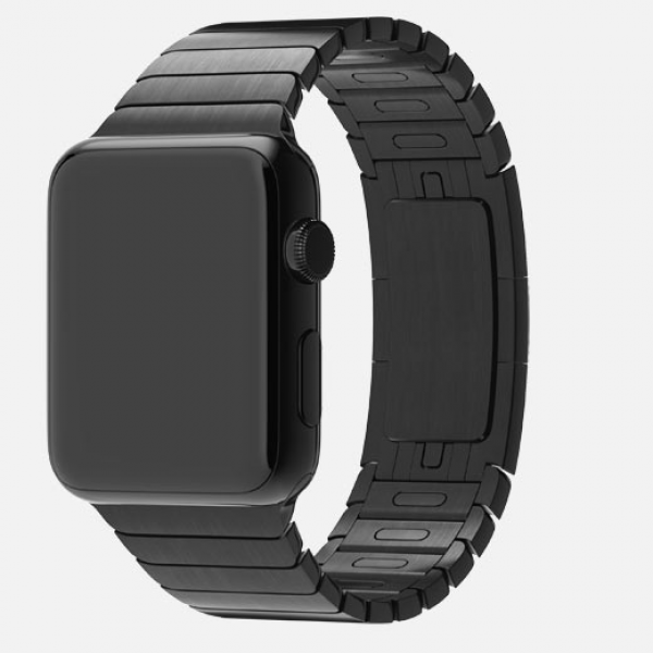 Apple Watch (38 mm) Uzay Siyahı Paslanmaz Çelik Kasa ve Baklalı Model Uzay Siyahı Paslanmaz Çelik Bilezik Akıllı Saat — ürün görseli 7