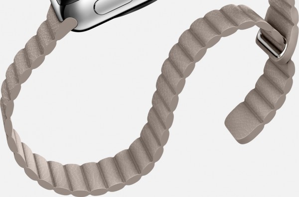 Apple Watch (42 mm) Paslanmaz Çelik Kasa ve Taş Rengi Deri Loop Akıllı Saat — ürün görseli 11