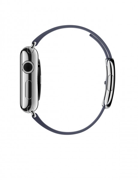 Apple Watch (38 mm) Paslanmaz Çelik Kasa ve Modern Tokalı Gece Mavisi Kayış Akıllı Saat — ürün görseli 3