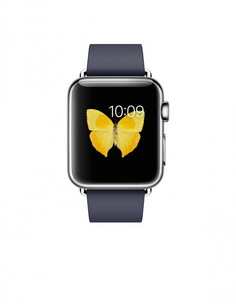 Apple Watch (38 mm) Paslanmaz Çelik Kasa ve Modern Tokalı Gece Mavisi Kayış Akıllı Saat — ürün görseli 2