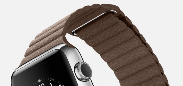 Apple Watch (42 mm) Paslanmaz Çelik Kasa ve Açık Kahverengi Deri Loop Akıllı Saat — ürün görseli 7