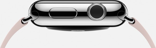 Apple Watch (38 mm) Paslanmaz Çelik Kasa ve Modern Tokalı Açık Pembe Kayış (Small) Akıllı Saat — ürün görseli 7