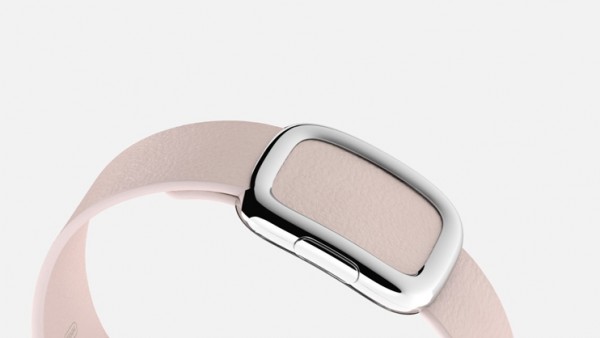 Apple Watch (38 mm) Paslanmaz Çelik Kasa ve Modern Tokalı Açık Pembe Kayış (Small) Akıllı Saat — ürün görseli 13