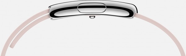 Apple Watch (38 mm) Paslanmaz Çelik Kasa ve Modern Tokalı Açık Pembe Kayış (Small) Akıllı Saat — ürün görseli 8