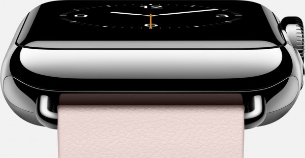 Apple Watch (38 mm) Paslanmaz Çelik Kasa ve Modern Tokalı Açık Pembe Kayış (Small) Akıllı Saat — ürün görseli 14