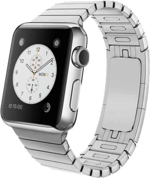 Apple Watch (38 mm) Paslanmaz Çelik Kasa ve Baklalı Model Paslanmaz Çelik Bilezik Akıllı Saat — ürün görseli 7