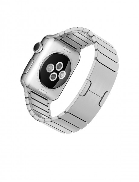 Apple Watch (38 mm) Paslanmaz Çelik Kasa ve Baklalı Model Paslanmaz Çelik Bilezik Akıllı Saat — ürün görseli 5