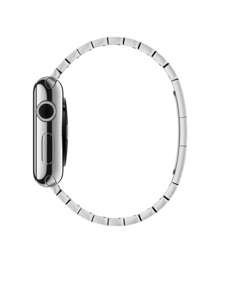 Apple Watch (38 mm) Paslanmaz Çelik Kasa ve Baklalı Model Paslanmaz Çelik Bilezik Akıllı Saat — ürün görseli 3