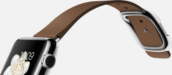 Apple Watch (38 mm) Paslanmaz Çelik Kasa ve Modern Tokalı Kahverengi Kayış Akıllı Saat — ürün görseli 8