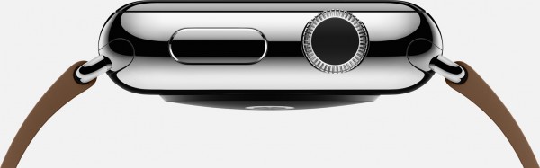 Apple Watch (38 mm) Paslanmaz Çelik Kasa ve Modern Tokalı Kahverengi Kayış Akıllı Saat — ürün görseli 6