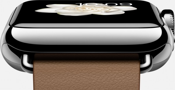 Apple Watch (38 mm) Paslanmaz Çelik Kasa ve Modern Tokalı Kahverengi Kayış Akıllı Saat — ürün görseli 5