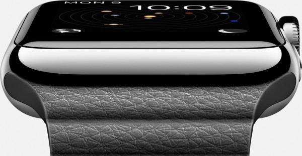 Apple Watch (42 mm) Paslanmaz Çelik Kasa ve Siyah Deri Loop Akıllı Saat — ürün görseli 5