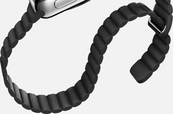 Apple Watch (42 mm) Paslanmaz Çelik Kasa ve Siyah Deri Loop Akıllı Saat — ürün görseli 8