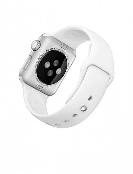Apple Watch Sport (38 mm) Gümüş Rengi Alüminyum Kasa ve Beyaz Spor Kordon Akıllı Saat — ürün görseli 5