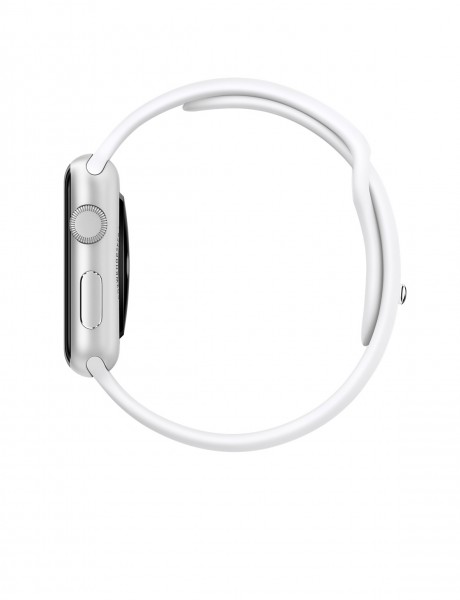 Apple Watch Sport (42 mm) Gümüş Rengi Alüminyum Kasa ve Beyaz Spor Kordon Akıllı Saat — ürün görseli 3