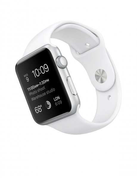 Apple Watch Sport (42 mm) Gümüş Rengi Alüminyum Kasa ve Beyaz Spor Kordon Akıllı Saat — ürün görseli 4