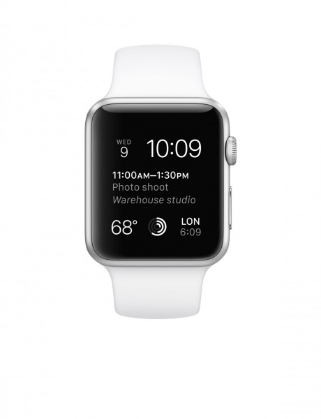 Apple Watch Sport (42 mm) Gümüş Rengi Alüminyum Kasa ve Beyaz Spor Kordon Akıllı Saat — ürün görseli 2