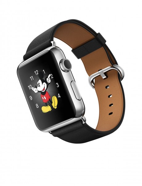 Apple Watch (42 mm) Paslanmaz Çelik Kasa ve Klasik Tokalı Siyah Kayış Akıllı Saat — ürün görseli 4