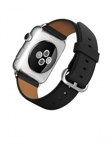 Apple Watch (42 mm) Paslanmaz Çelik Kasa ve Klasik Tokalı Siyah Kayış Akıllı Saat — ürün görseli 5